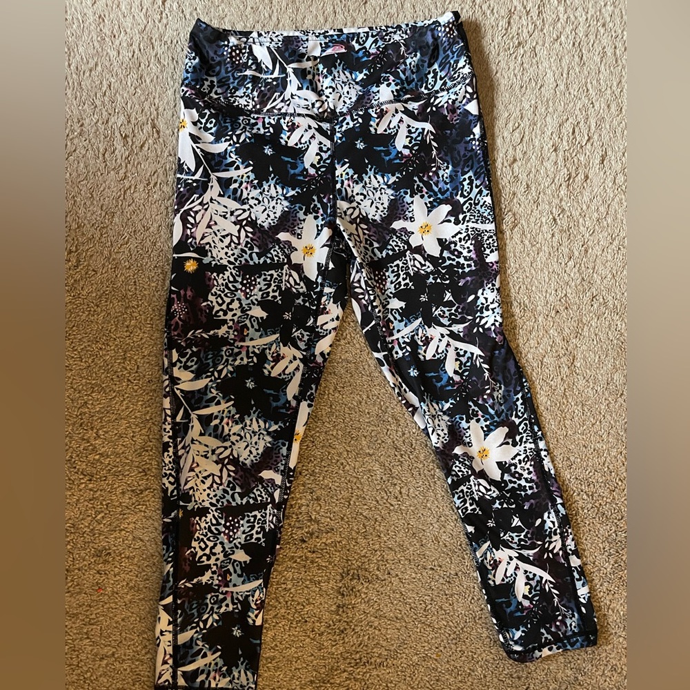 Multi colored Yoga pants size medium.